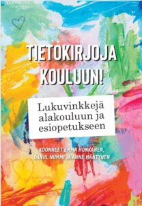 Tietokirjoja kouluun! -katalogin kansikuva.