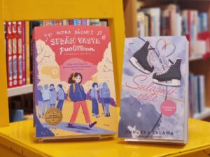 Kuva palkituista kirjoista.