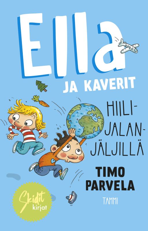 Ella ja kaverit hiilijalanjäljillä -kirjan kansi.