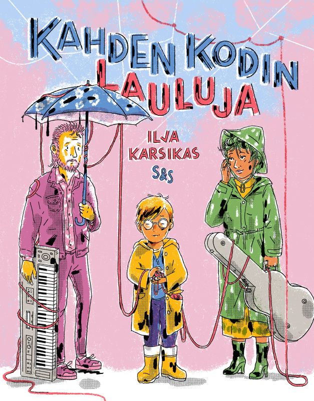 Kahden kodin lauluja -kirjan kansi.