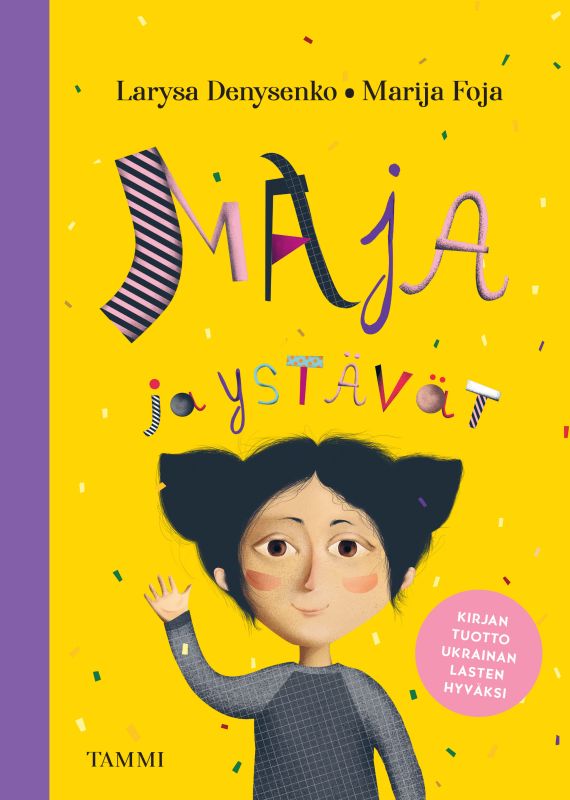 Maja ja ystävät -kirjan kansi. 