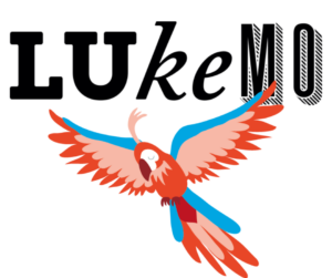 Kuvituskuva, jossa Lukemon logo ja papukaijakuvitus.