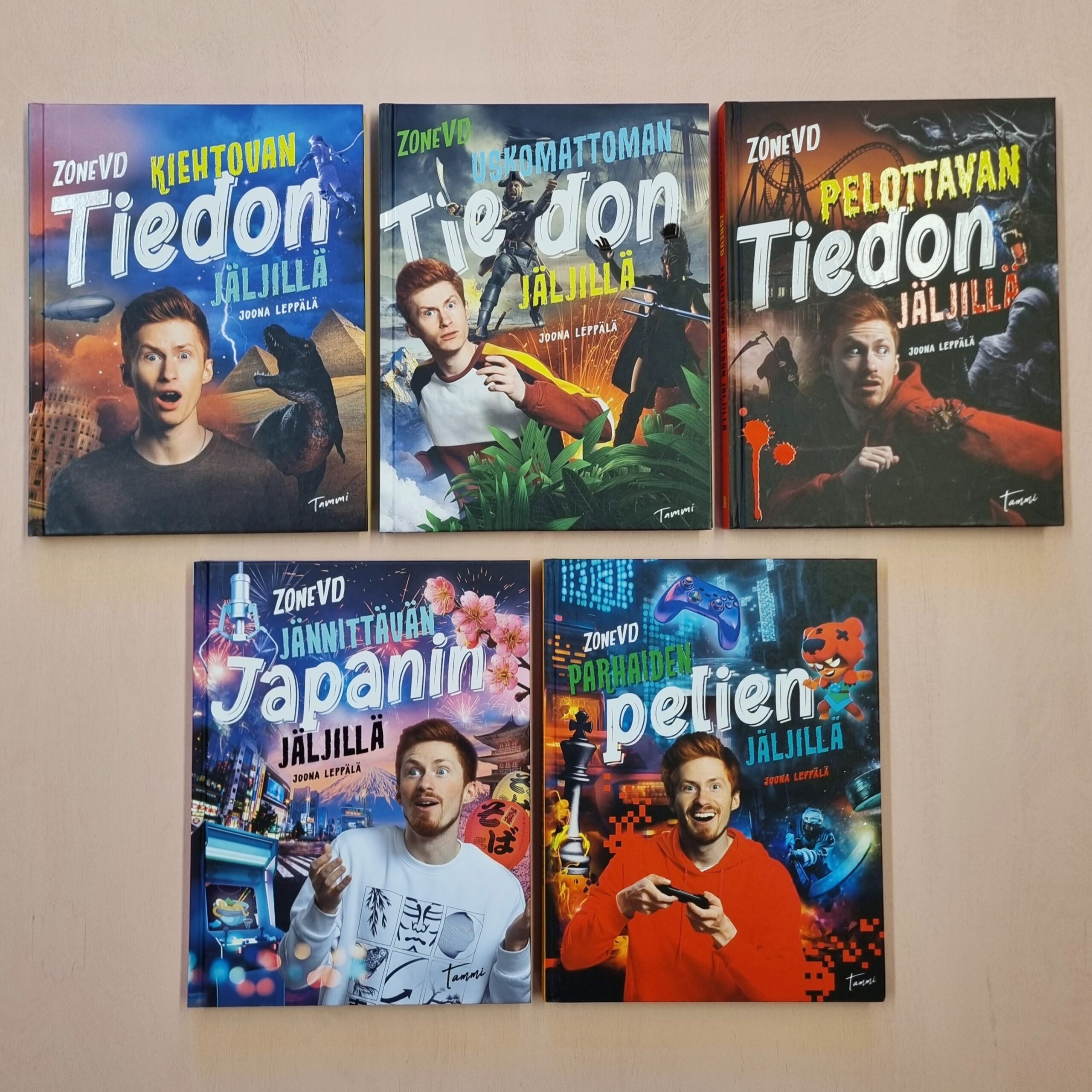 ZoneVD-tietokirjasarjan kirjoja.