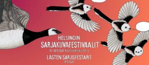 Helsingin sarjakuvafestivaalin mainoskuva.