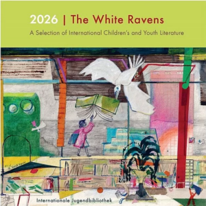 Vuoden 2026 The White Ravens -katalogin kansikuva.