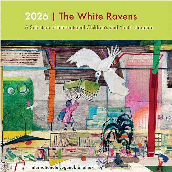 Vuoden 2026 The White Ravens -katalogin kansikuva.